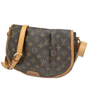 LOUIS VUITTON Menilmontant PM Shoulder Bag Monogram Leather BN M40474 73KC110